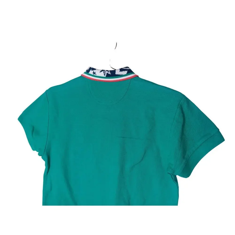 Jean Charles de Castelbajac Sport Men’s Polo Shirt Green Anchors Away Sz 1 Small - Picture 11 of 15